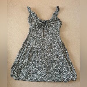 Angie Green Floral Mini Dress